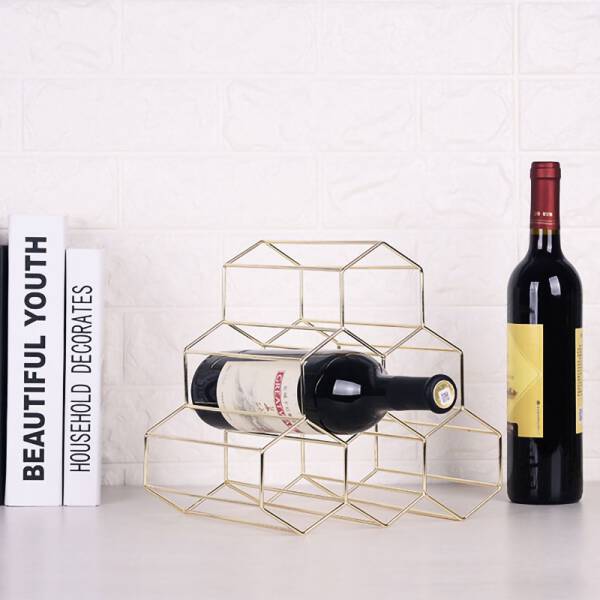 ขาย ชั้นวางไวน์ทรงรังผึ้ง Bee Hive Wine Rack ราคา