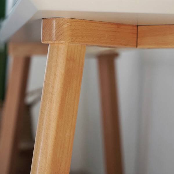 ขา ม้านั่งสไตล์มินิมอลสำหรับแต่งบ้าน สีขาว