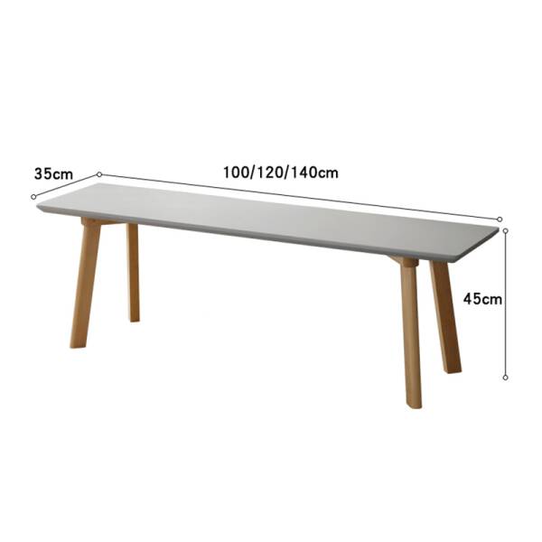 ขนาด ม้านั่งสไตล์มินิมอลสำหรับแต่งบ้าน