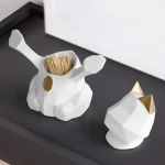 ขาย กล่องเก็บคอนตอนบัด Cat Cotton Bud Holder พิเศษ ราคา