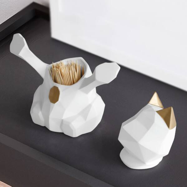 ขาย กล่องเก็บคอนตอนบัด Cat Cotton Bud Holder พิเศษ ราคา