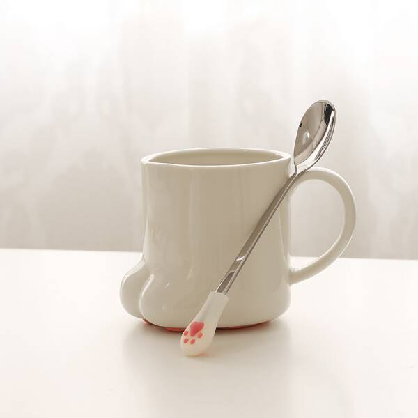 ขาย แก้วกาแฟลายน้องเหมียว Cat Paw Mug ราคาลด