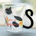  ขาย แก้วกาแฟลายน้องเหมียว Catty Glass