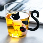  ขาย แก้วกาแฟลายน้องเหมียว Catty Glass ลด