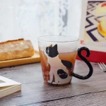  ขาย แก้วกาแฟลายน้องเหมียว Catty Glass ลดพิเศษ