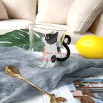  ขาย แก้วกาแฟลายน้องเหมียว Catty Glass พิเศษลด