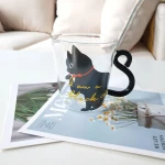  ขาย แก้วกาแฟลายน้องเหมียว Catty Glass ราคา ลด
