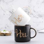 ขาย แก้วกาแฟเซรามิคสำหรับคู่รัก His & Her Ceramic Cup ราคา ลด
