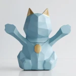 ขาย กล่องเก็บคอนตอนบัด Cat Cotton Bud Holder ลด ราคา