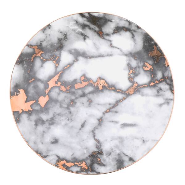ขาย จานสำหรับตกแต่งลายหินอ่อน Decorative Marble Dish ลด