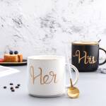 ขาย แก้วกาแฟเซรามิคสำหรับคู่รัก His & Her Ceramic Cup ลด