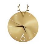 ขาย นาฬิกาสีทองประดับผนัง Golden Wall Decorative Deer Clock ลดราคา
