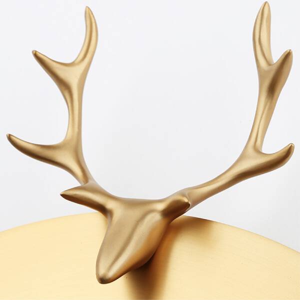 ขาย นาฬิกาสีทองประดับผนัง Golden Wall Decorative Deer Clock ลด
