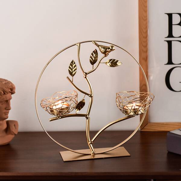 ขาย เชิงเทียนสำหรับตกแต่งบ้าน Bird Candle Holder
