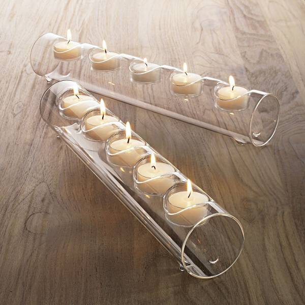 ขาย ชุดเชิงเทียนแก้วสำหรับตกแต่ง Decorative Glass Candle Holder Set พิเศษ ราคา