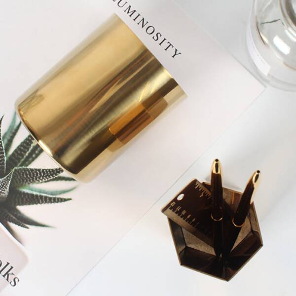 ขาย ที่ใส่ดินสอสีทอง Golden Pencil Holder ราคา ลด