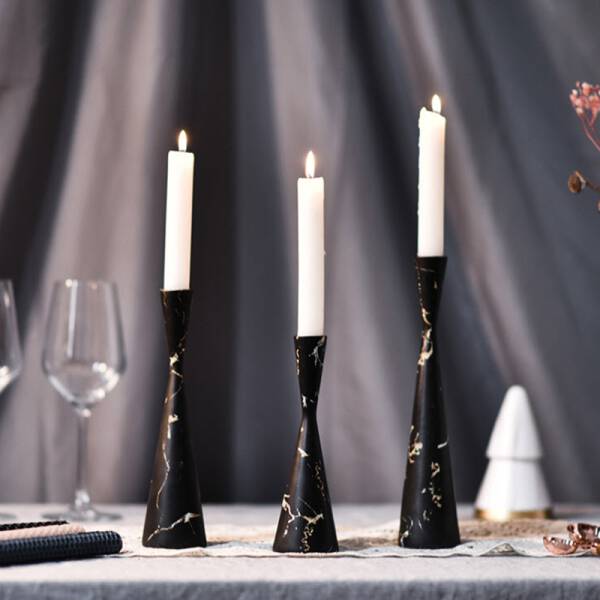ขาย เซตเชิงเทียนหินอ่อน Marble Candle Holder Set ลด