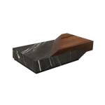 โต๊ะกลางหินอ่อนผสมไม้วอลนัท - Marble Wood Coffee Table