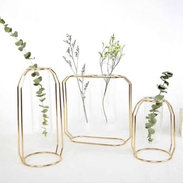 ขาย แจกันสำหรับตกแต่งบ้าน Metal Vase ราคา ลด