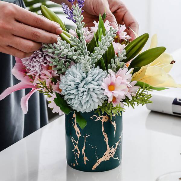 ขาย เทียนหอมพร้อมเชิงเทียนหินอ่อน Marble Scented Candles พิเศษ