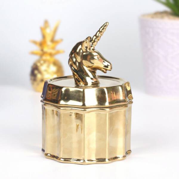 ขาย ที่ใส่เครื่องประดับเซรามิกเคลือบทอง Golden Storage A ราคา พิเศษ