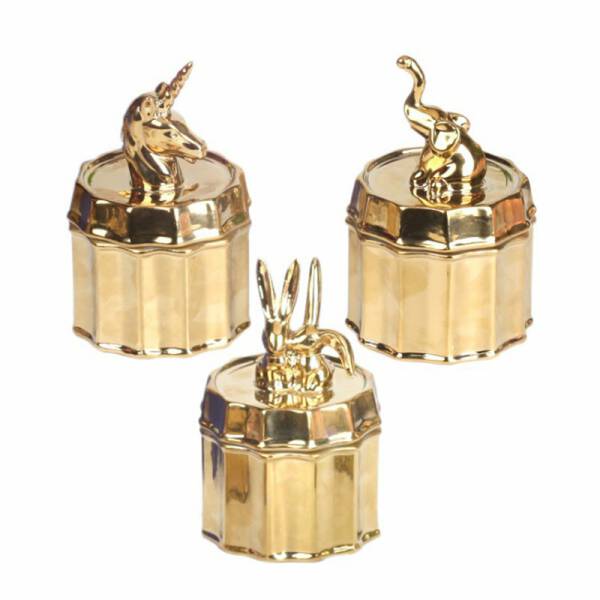 ขาย ที่ใส่เครื่องประดับเซรามิกเคลือบทอง Golden Storage A พิเศษราคา