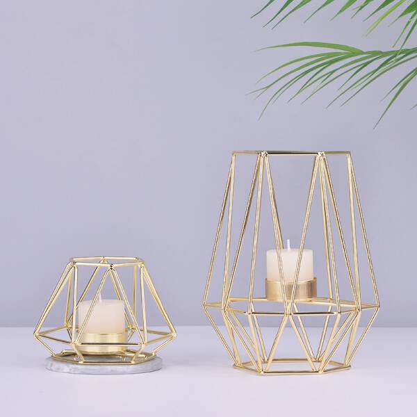 ขาย เชิงเทียนทรงกราฟฟิกสำหรับตกแต่งบ้าน Nordic Decorative Candle Holder