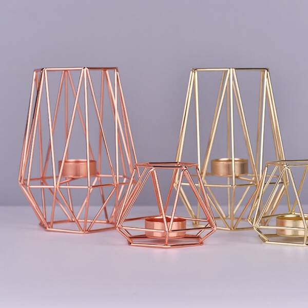 ขาย เชิงเทียนทรงกราฟฟิกสำหรับตกแต่งบ้าน Nordic Decorative Candle Holder ลด ราคา