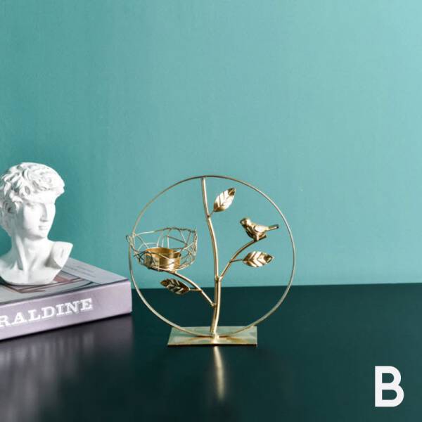 ขาย เชิงเทียนสำหรับตกแต่งบ้าน Bird Candle Holder ลด