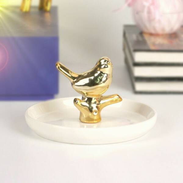 ขาย ที่ใส่เครื่องประดับเซรามิกเคลือบทอง Golden Storage B พิเศษ