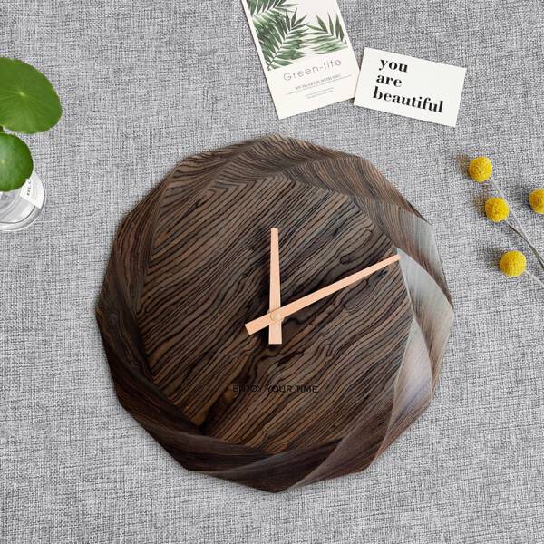 ขาย นาฬิกาติดผนัง Wooden Wall Decorative Clock  ลด