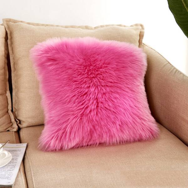 ขาย หมอนสำหรับตกแต่งบ้าน Fluffy Decorative Pillow ราคา ลด