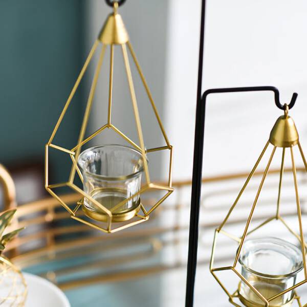 ขาย เชิงเทียนสีทอง Golden Candle Holder ราคา