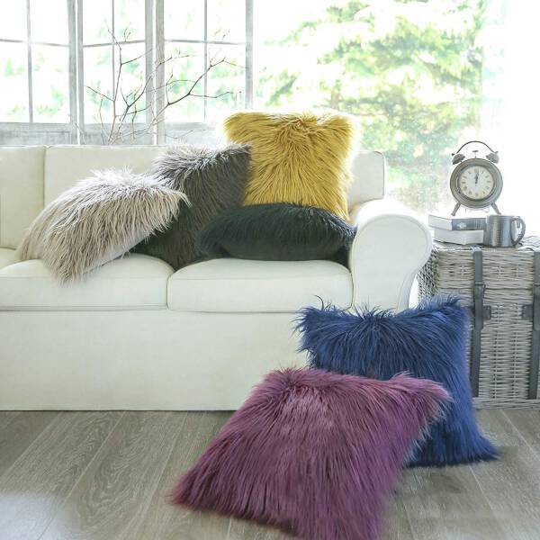 ขาย หมอนสำหรับตกแต่งบ้าน Fluffy Decorative Pillow ราคา
