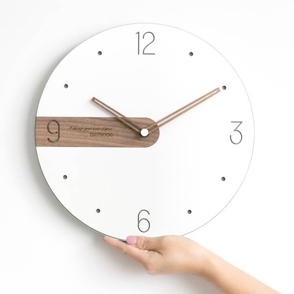 ขาย นาฬิกาแขวนผนัง Wooden Wall Clock พิเศษ ลด