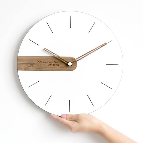 ขาย นาฬิกาแขวนผนัง Wooden Wall Clock ราคา พิเศษ