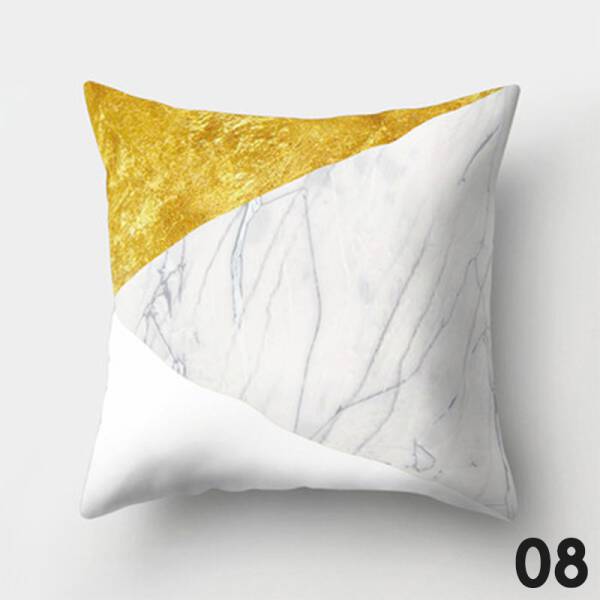 ขาย หมอนหนุนแต่งบ้านดีไซน์ลายหินอ่อน Marble Decorative Pillow พิเศษราคา