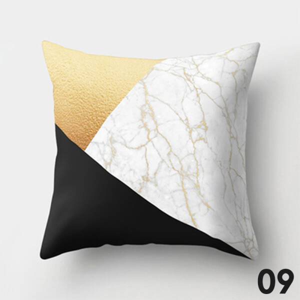 ขาย หมอนหนุนแต่งบ้านดีไซน์ลายหินอ่อน Marble Decorative Pillow พิเศษราคา