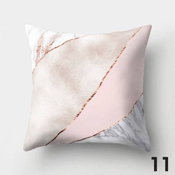 ขาย หมอนหนุนแต่งบ้านดีไซน์ลายหินอ่อน Marble Decorative Pillow พิเศษราคา