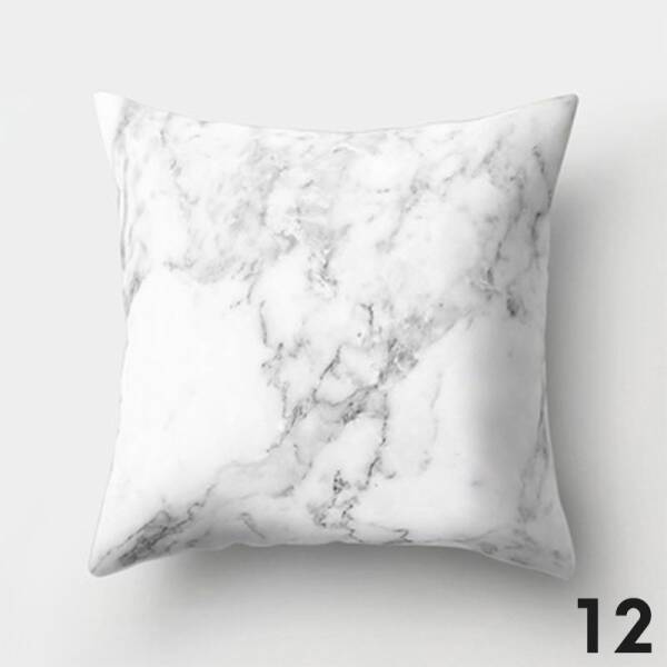 ขาย หมอนหนุนแต่งบ้านดีไซน์ลายหินอ่อน Marble Decorative Pillow พิเศษ
