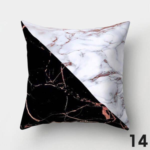 ขาย หมอนหนุนแต่งบ้านดีไซน์ลายหินอ่อน Marble Decorative Pillow พิเศษ