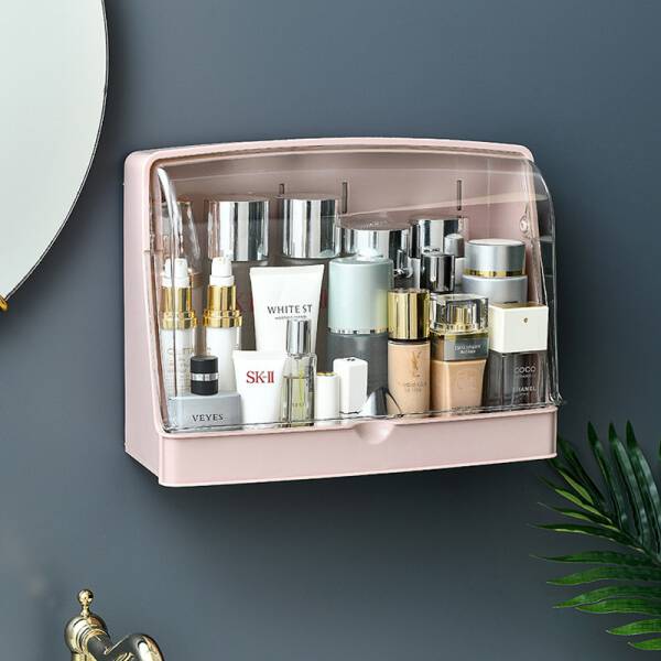 ขาย กล่องใส่เครื่องสำอางค์กันน้ำติดผนัง Wall Hanging Cosmetic Box