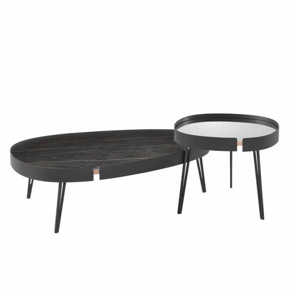 ขาย ชุดโต๊ะกลางดีไซน์ไม่เหมือนใคร Mixed Designed Coffee Table Set