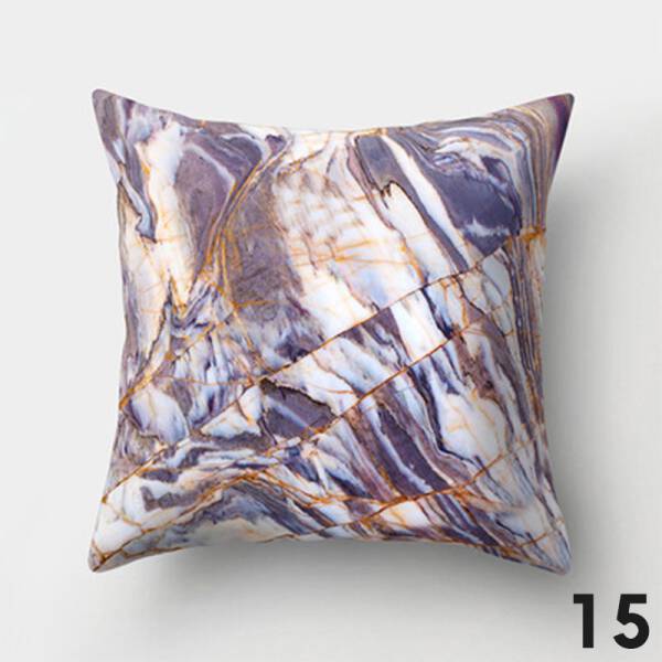 ขาย หมอนหนุนแต่งบ้านดีไซน์ลายหินอ่อน Marble Decorative Pillow พิเศษ