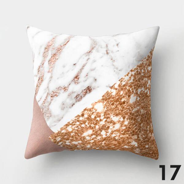 ขาย หมอนหนุนแต่งบ้านดีไซน์ลายหินอ่อน Marble Decorative Pillow พิเศษ