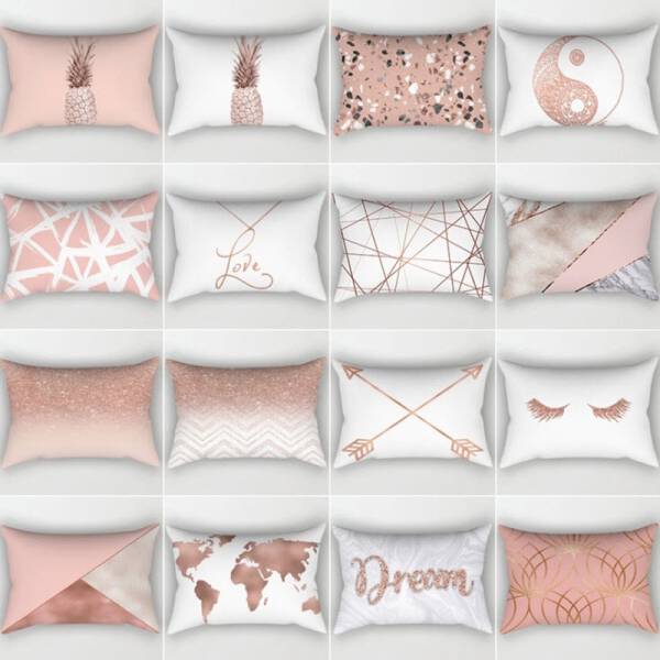 ขาย หมอนหนุนแต่งบ้านดีไซน์เก๋ Decorative Pastel Rectangle Pillow พิเศษ