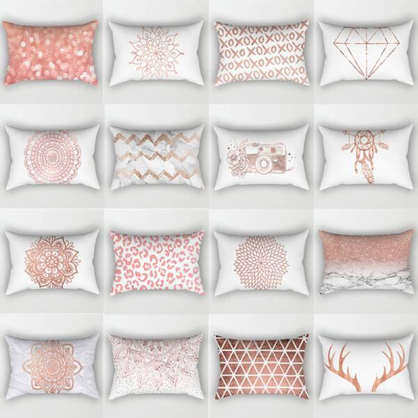 ขาย หมอนหนุนแต่งบ้านดีไซน์เก๋ Decorative Pastel Rectangle Pillow พิเศษ