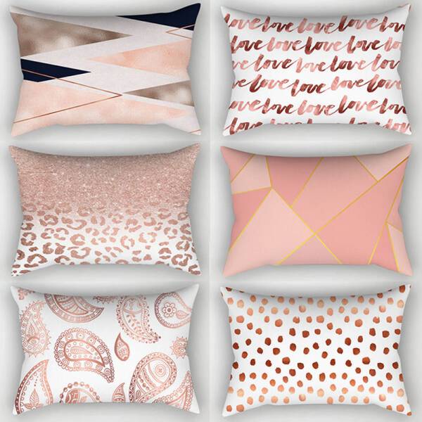 ขาย หมอนหนุนแต่งบ้านดีไซน์เก๋ Decorative Pastel Rectangle Pillow พิเศษ