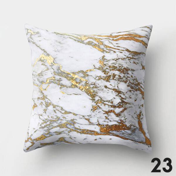 ขาย หมอนหนุนแต่งบ้านดีไซน์ลายหินอ่อน Marble Decorative Pillow ลด