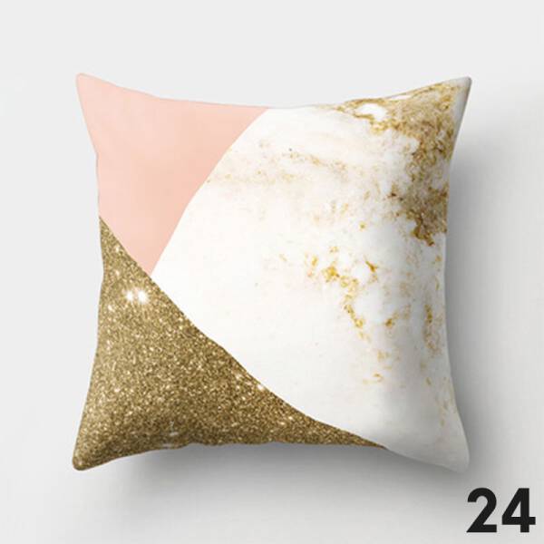 ขาย หมอนหนุนแต่งบ้านดีไซน์ลายหินอ่อน Marble Decorative Pillow ราคา